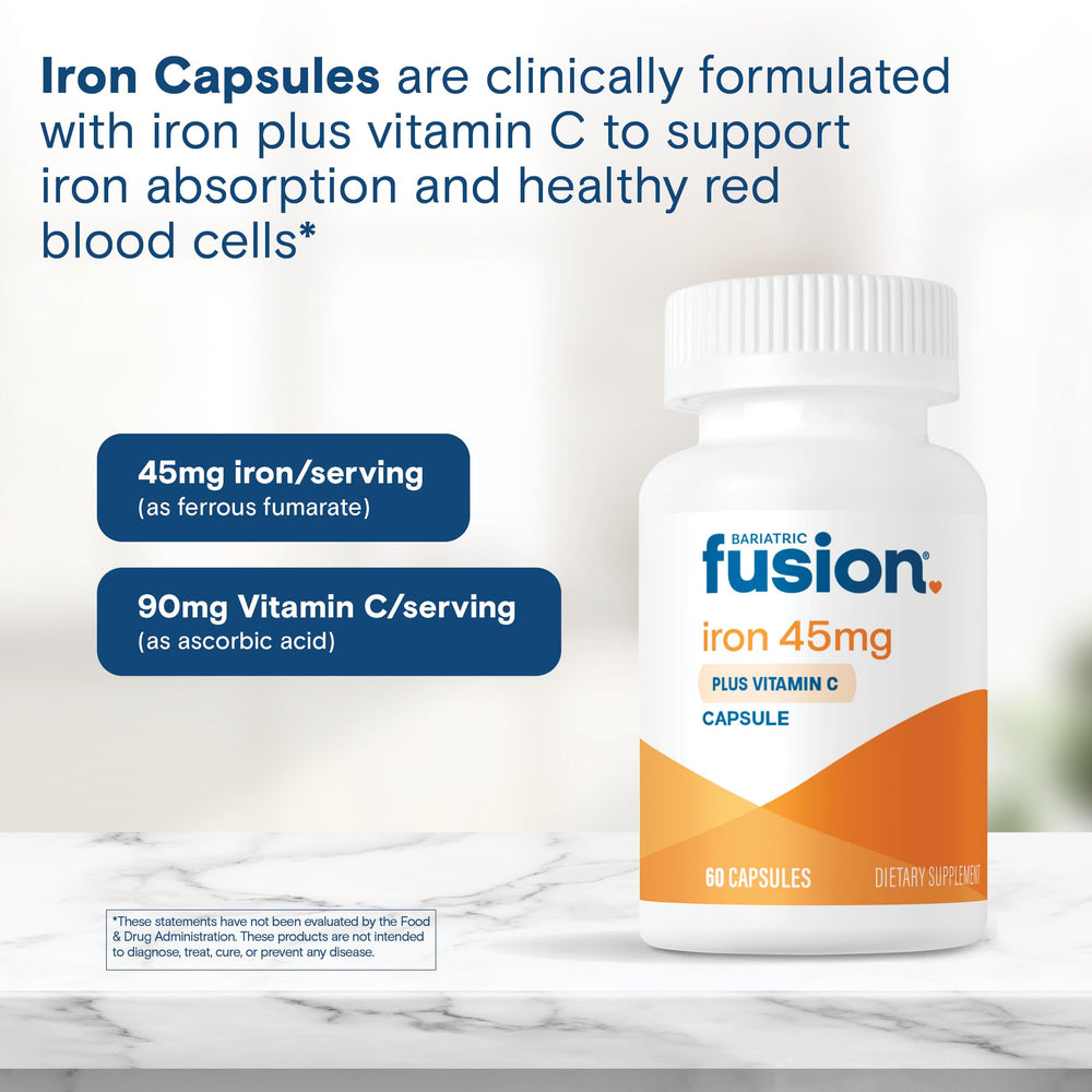 Bariatric Fusion capsule close-up showing smooth swallow and texture.