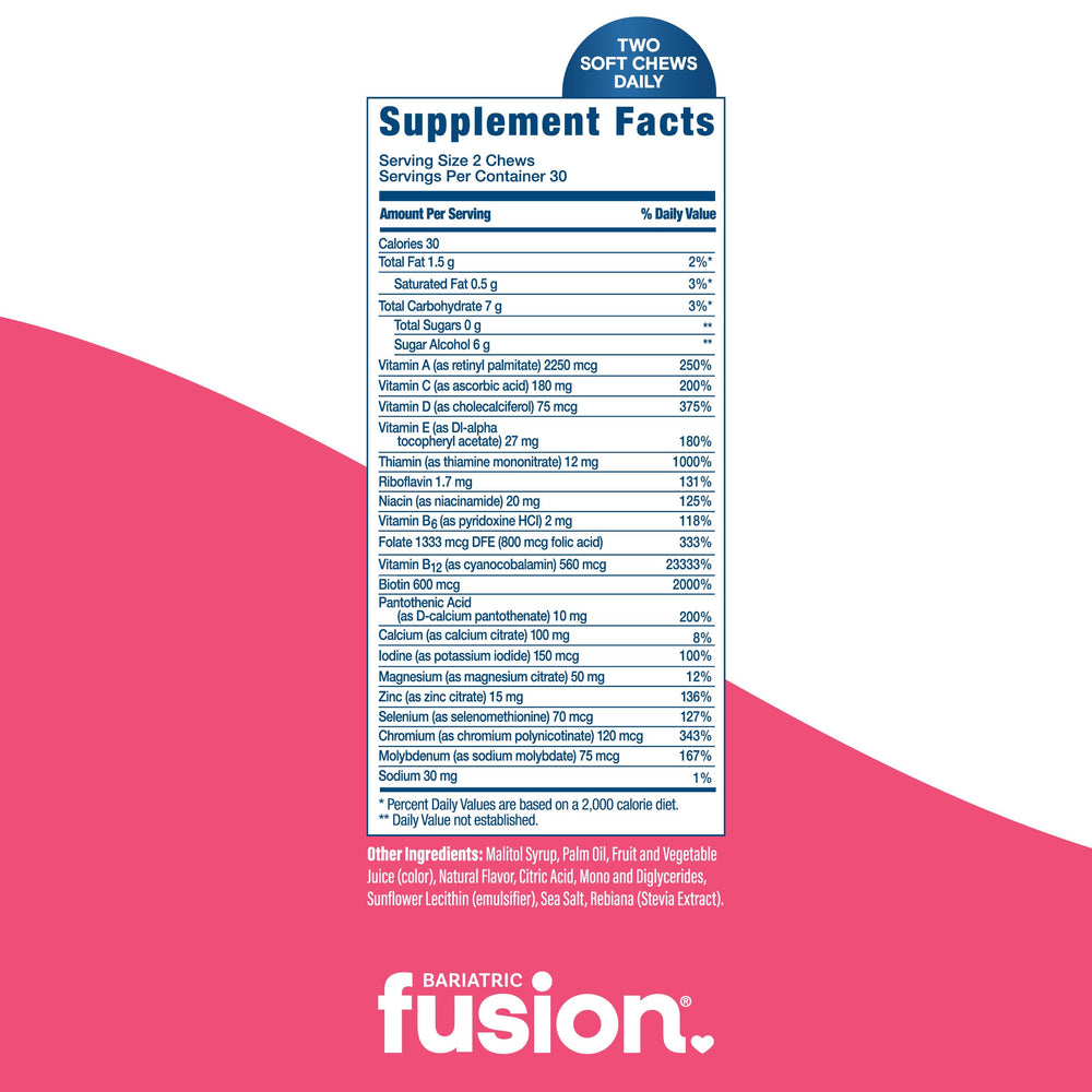 Bariatric Fusion gluten-free and sugar-free claim icons appeal to dietary needs