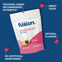 Bariatric Fusion no iron label highlights iron-free formula for simpler daily vitamins