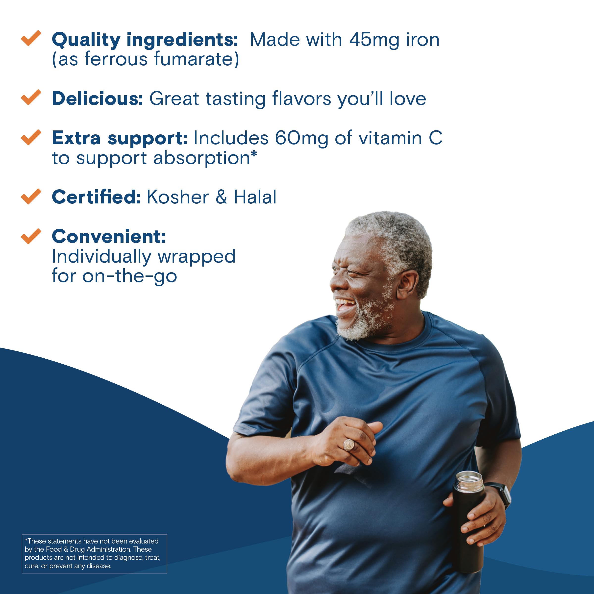 Bariatric Fusion on-the-go, individually wrapped chews for convenient use.
