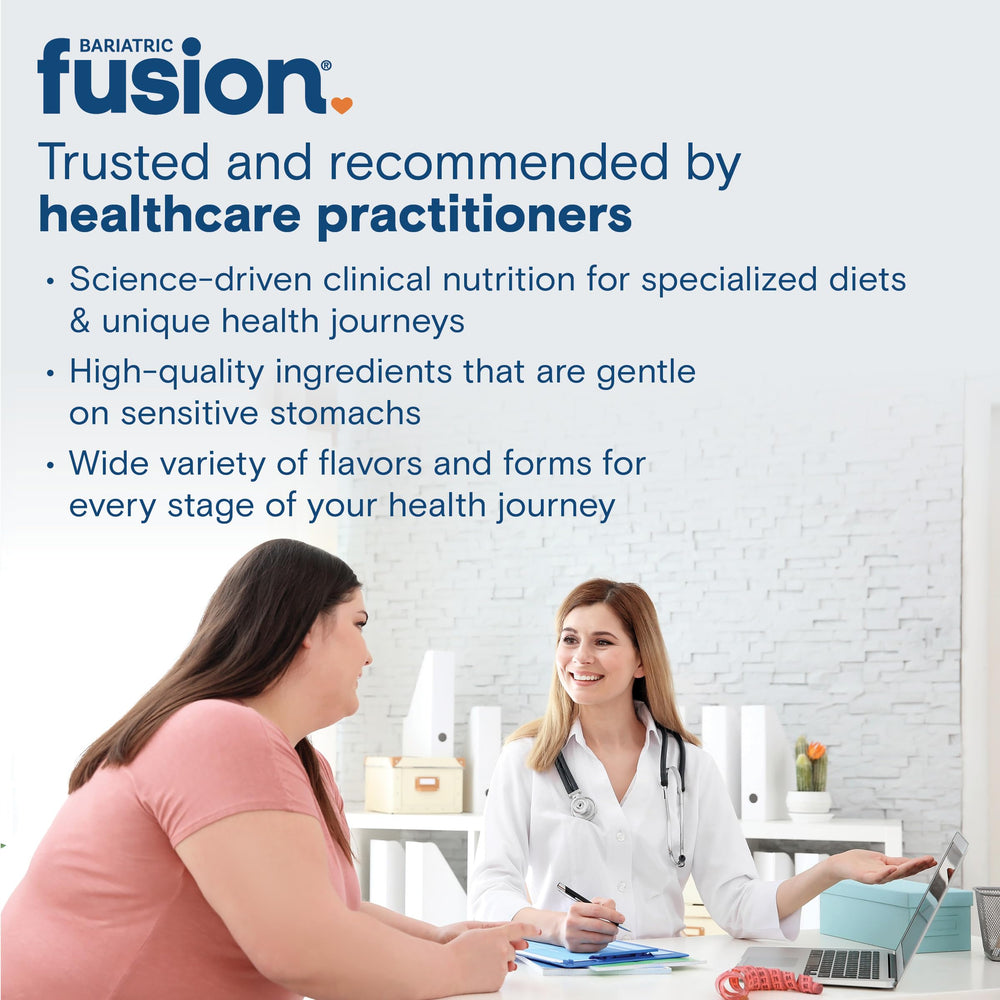 Bariatric Fusion practitioner-formulated label reinforces trusted, science-backed formulation.