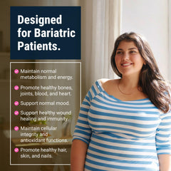 BariatricPal Multivitamin ONE capsules showcase easy-to-swallow daily dose.