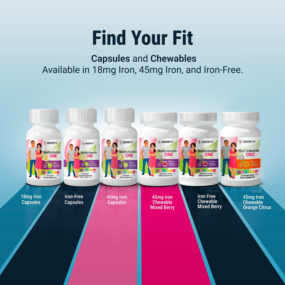 BariatricPal Multivitamin ONE bottle label reveals made-in-USA production.