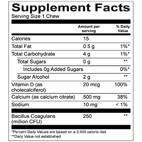 BariatricPal Sugar-Free Calcium Citrate Soft Chews on kitchen counter, ready to support daily routine.