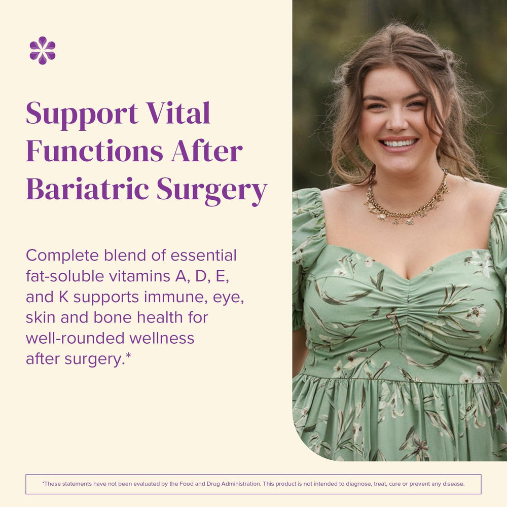 Barimelts ADEK melt-in-mouth tablets ready to take after bariatric surgery