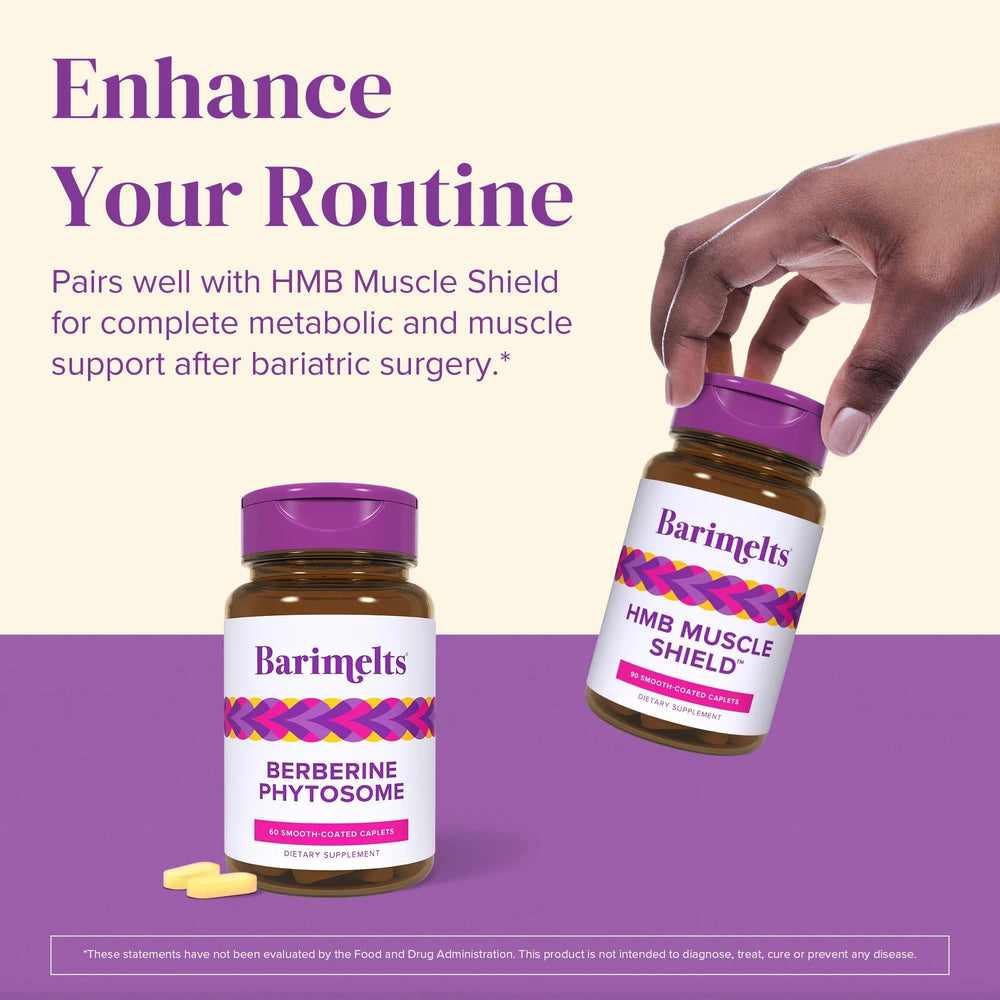 Barimelts Berberine Phytosome easy-to-swallow caplets ideal for beginners.