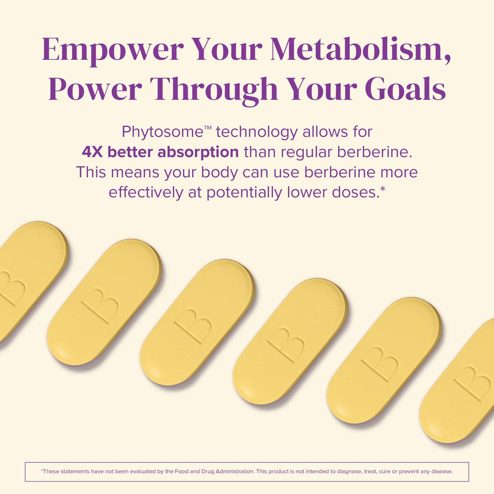 Barimelts Berberine Phytosome packaging notes gluten-free and dairy-free formulation.