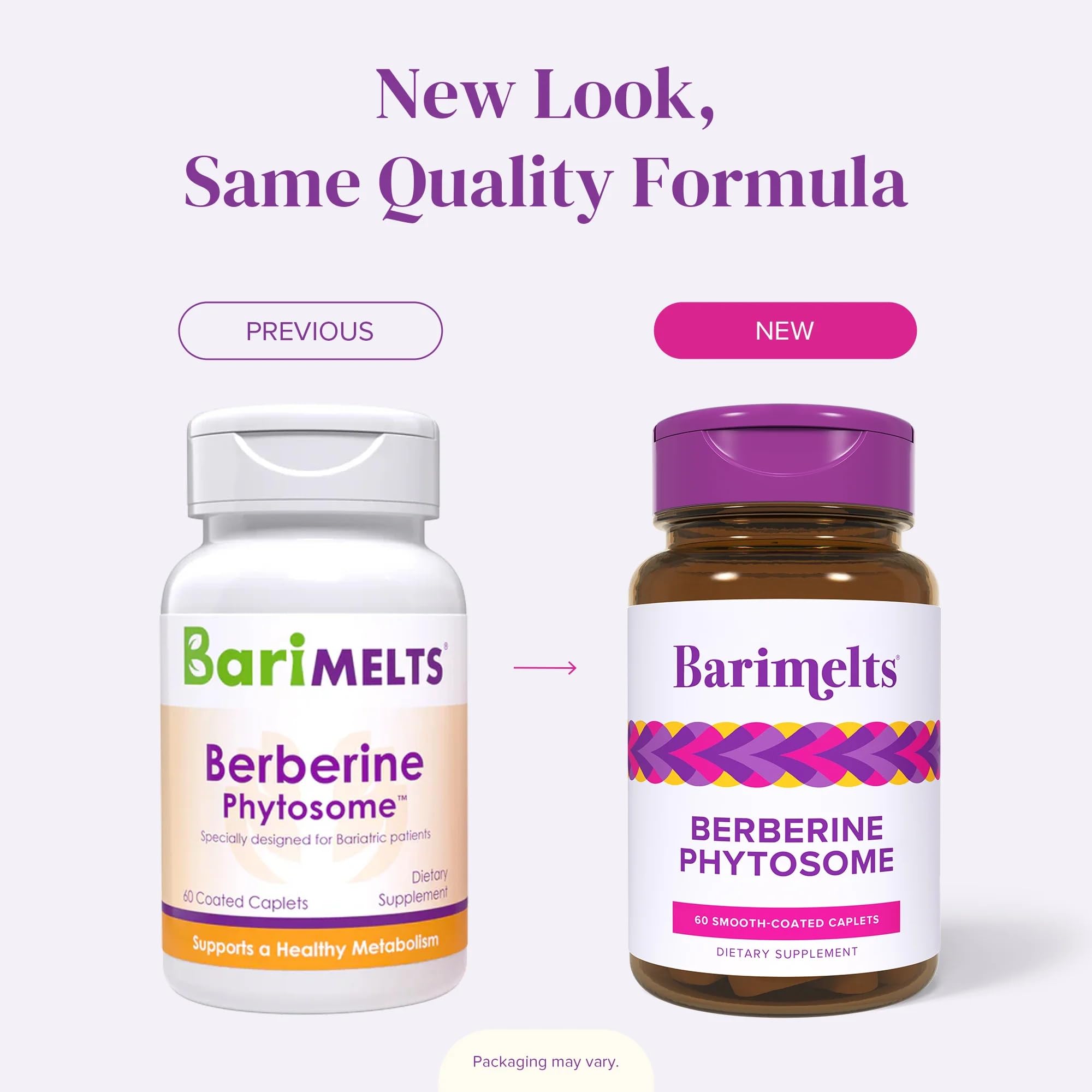 Barimelts Berberine Phytosome bottle emphasizes quality with third-party testing.