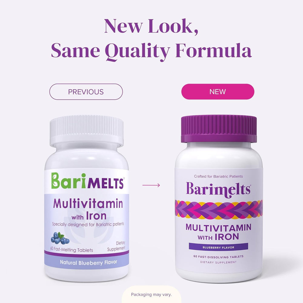 Barimelts bottle highlights sugar-free, gluten-free, dairy-free formulation
