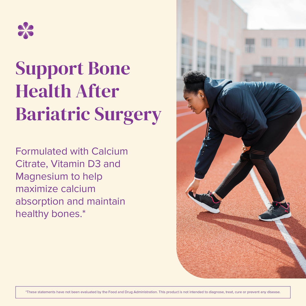 Barimelts calcium citrate 500mg tablets to support absorption.