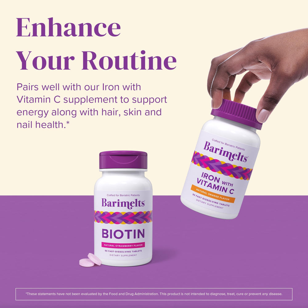 BariMelts Biotin daily-use scene showing practical routine.