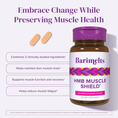 Barimelts HMB Muscle Shield packaging shown for daily use