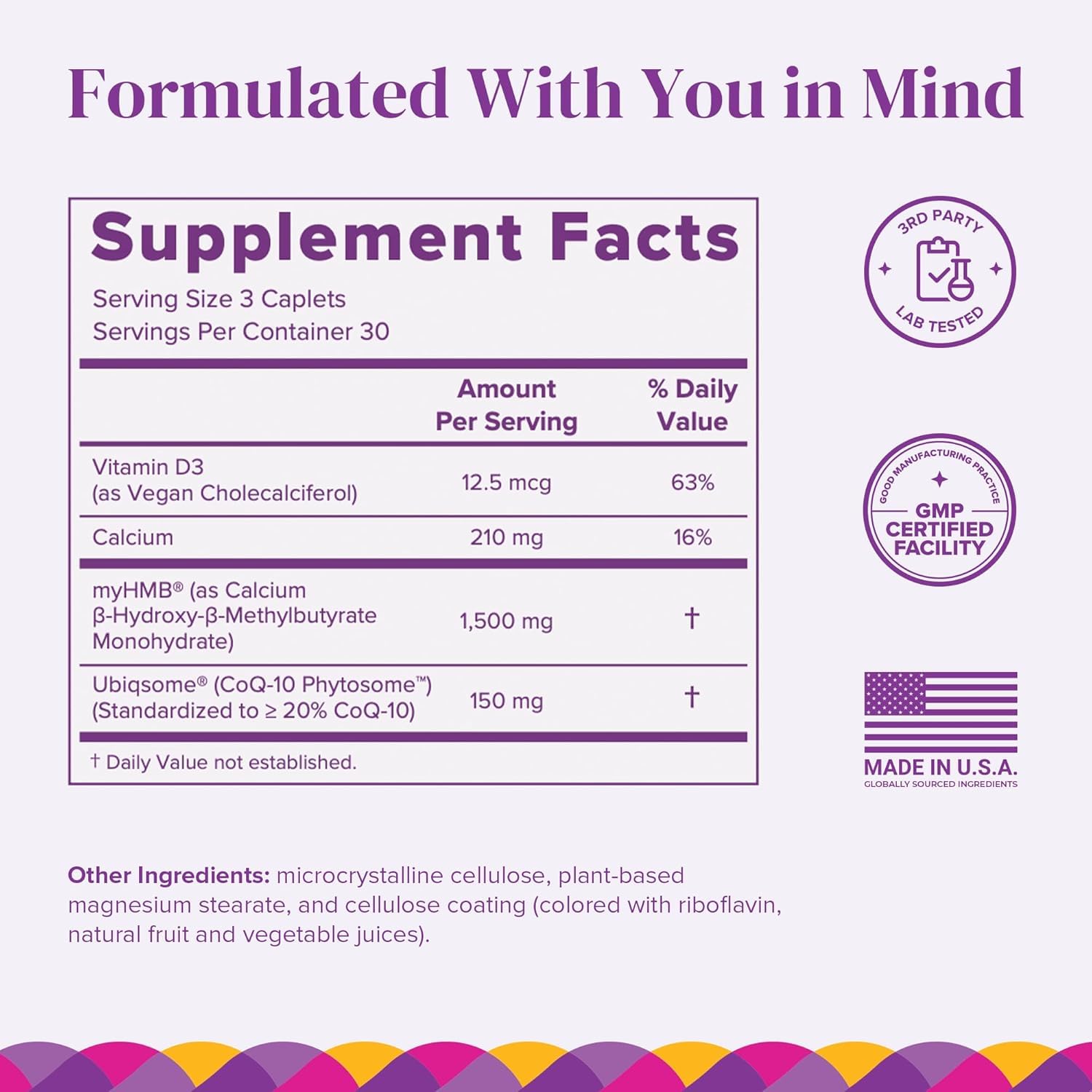 Close-up of Barimelts HMB caplets with smooth coating for easy swallowing