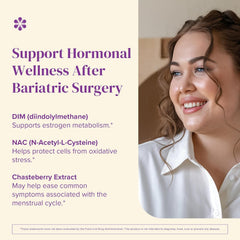 Barimelts DIM ingredient close-up indicating potential estrogen metabolism support.