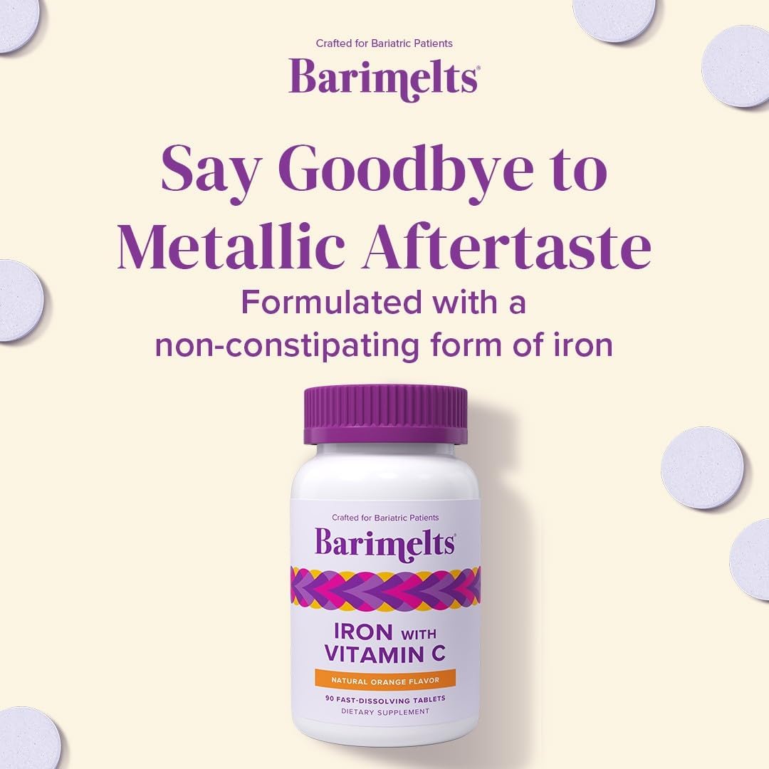 Barimelts Iron for women after bariatric surgery, supports energy and vitality.