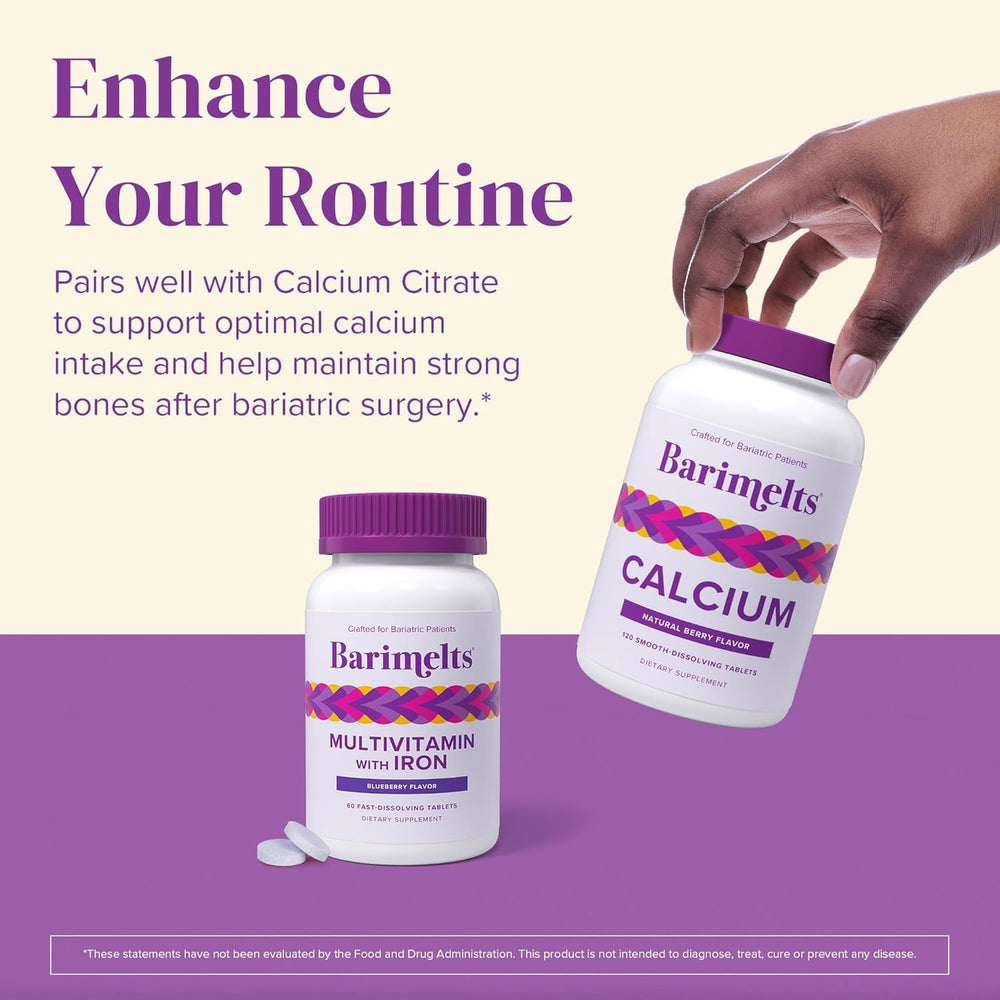Barimelts bottle in morning routine for post-op nutrition support