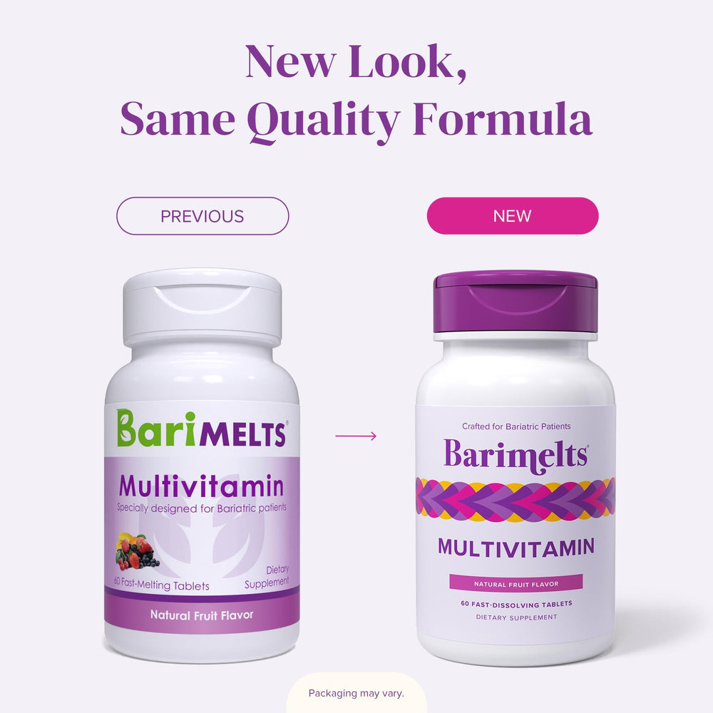 Barimelts vitamin-mineral blend graphic communicates essential nutrients for daily support