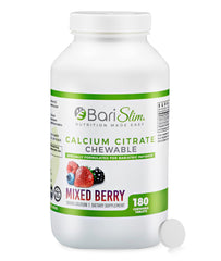 BariSlim bariatric calcium citrate bottle for post-surgery bone support