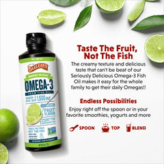 Barlean's Key Lime Pie label emphasizes dairy-free, sugar-free formulation.