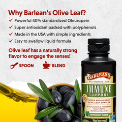 Label close-up showing 95 mg oleuropein per tablespoon.