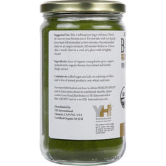 BARLEYGREEN packaging label vegan-non-gmo signals plant-based, non-GMO ingredients.