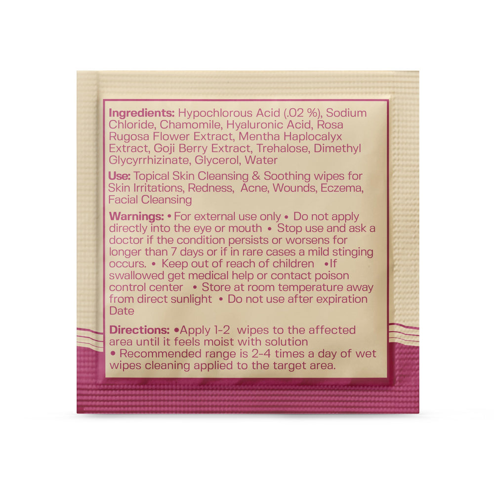 Base Laboratories HOCl wipes suited for sensitive skin contexts.