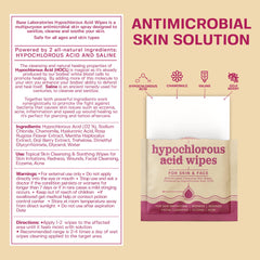 BASE LABORATORIES HOCl wipes travel pack ready for on-the-go care.