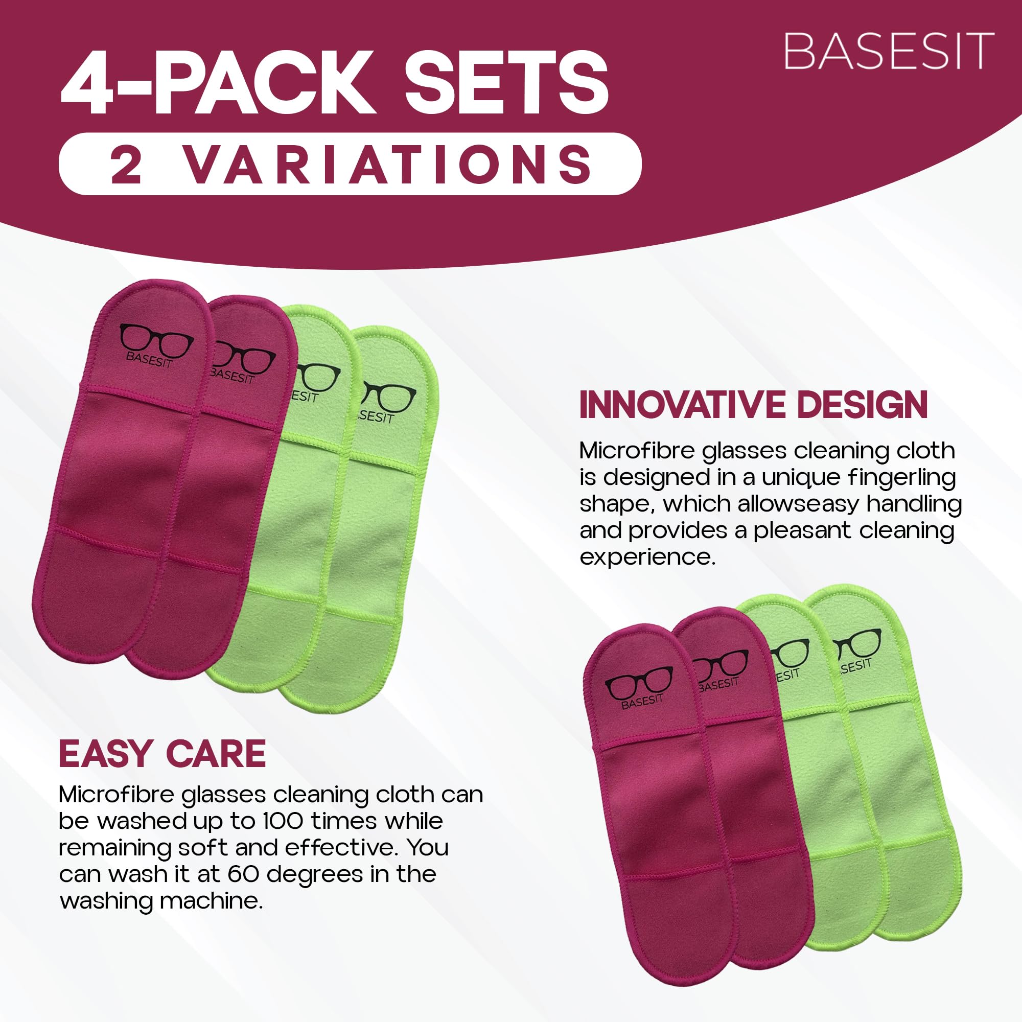 Basesit lens-cleaning on-the-go for clear smartphone screens.