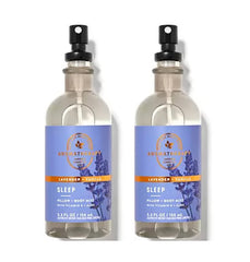 Bath & Body Works Aromatherapy Lavender Vanilla Pillow Mist promotes restful sleep and relaxation.