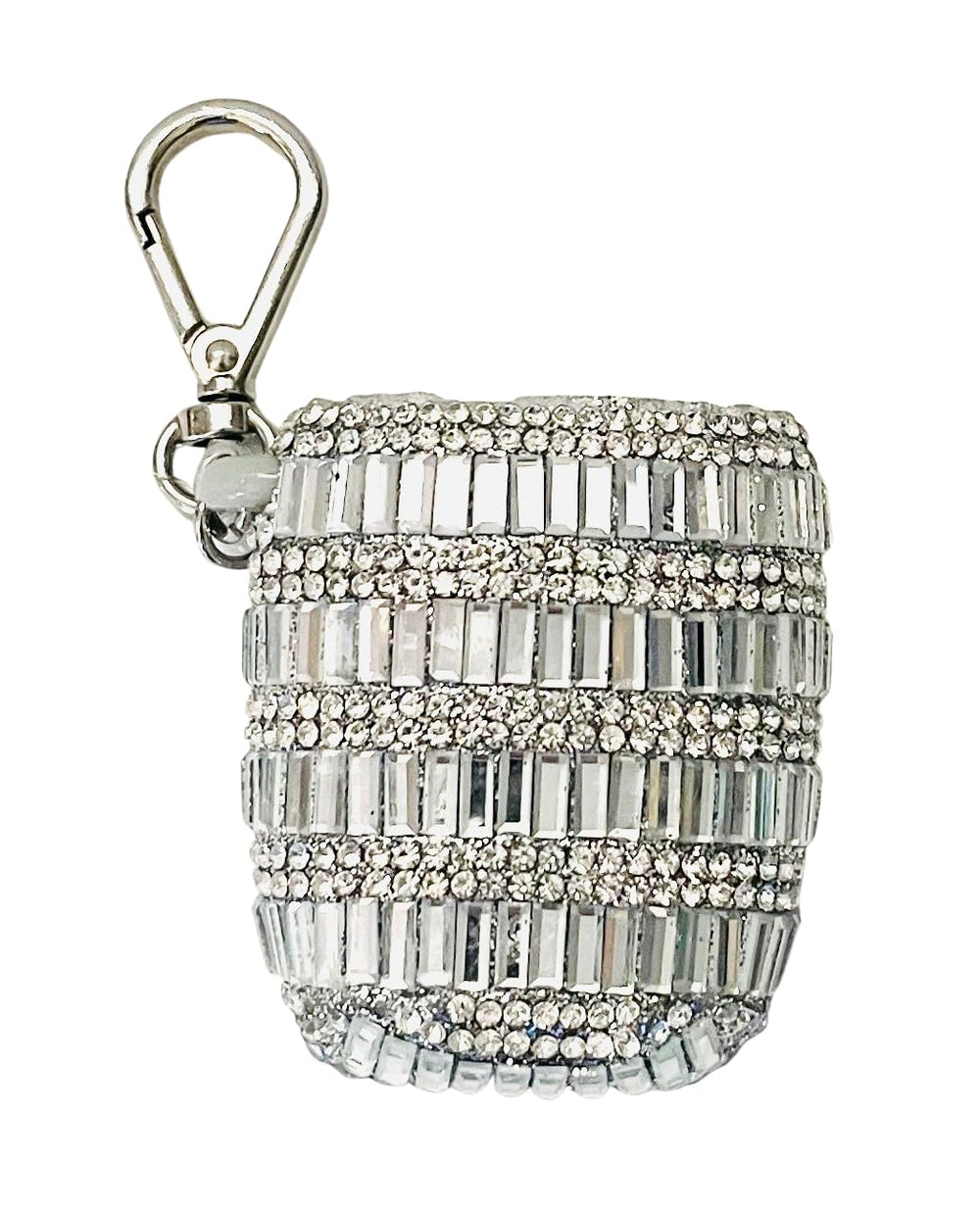 Bath & Body Works baguette gemstones PocketBac holder with clip keeps sanitizer handy.