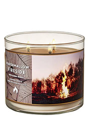 Bath & Body Works Marshmallow Fireside 3-Wick candle packaging, gift-ready and decor-friendly.