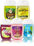 Bath & Body Works PocketBac 5-Pack Antibacterial Hand Gel - Assorted Scents, 1 fl oz Each