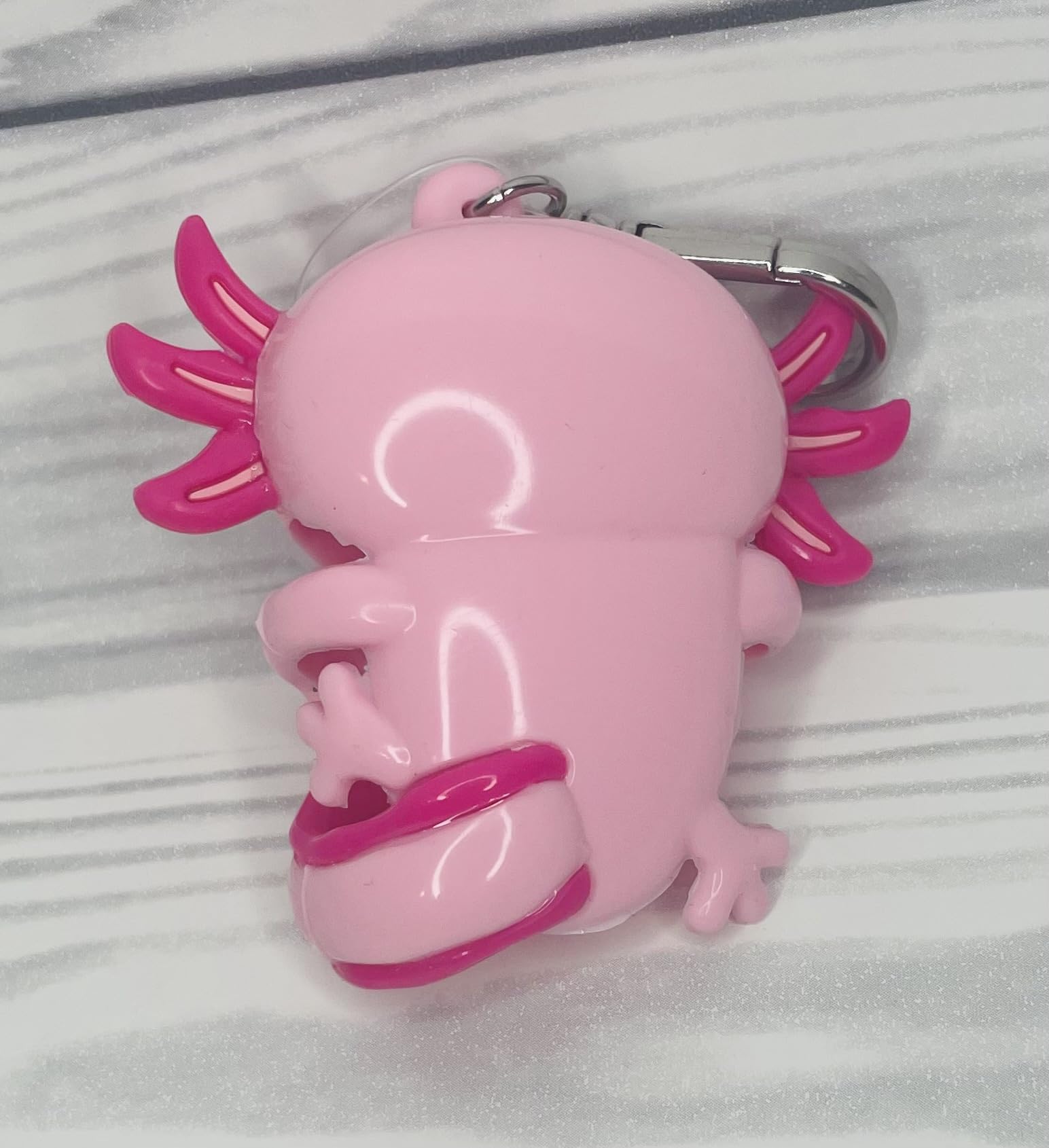 Bath & Body Works PocketBac Holder close-up featuring cute axolotl design for everyday use