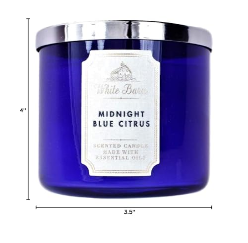 Bath & Body Works White Barn 3-Wick Candle with Fresh Spring Water for clean, uplifting aroma.
