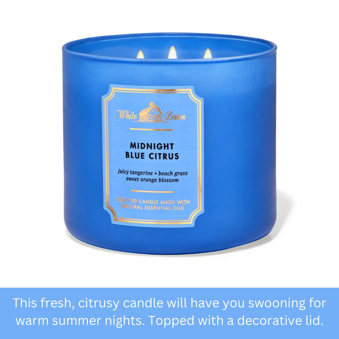 Bath & Body Works White Barn 3-Wick candles with wicks ready to fill your space.