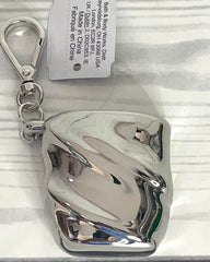 Bath & Body Works PocketBac holder on bag demonstrates easy attachment for on-the-go sanitizing
