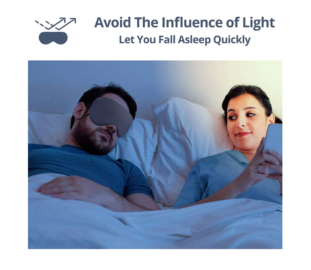 BATHRINS Sleeping Mask 2 Pack ideal for travel and meditation on planes or in bed.