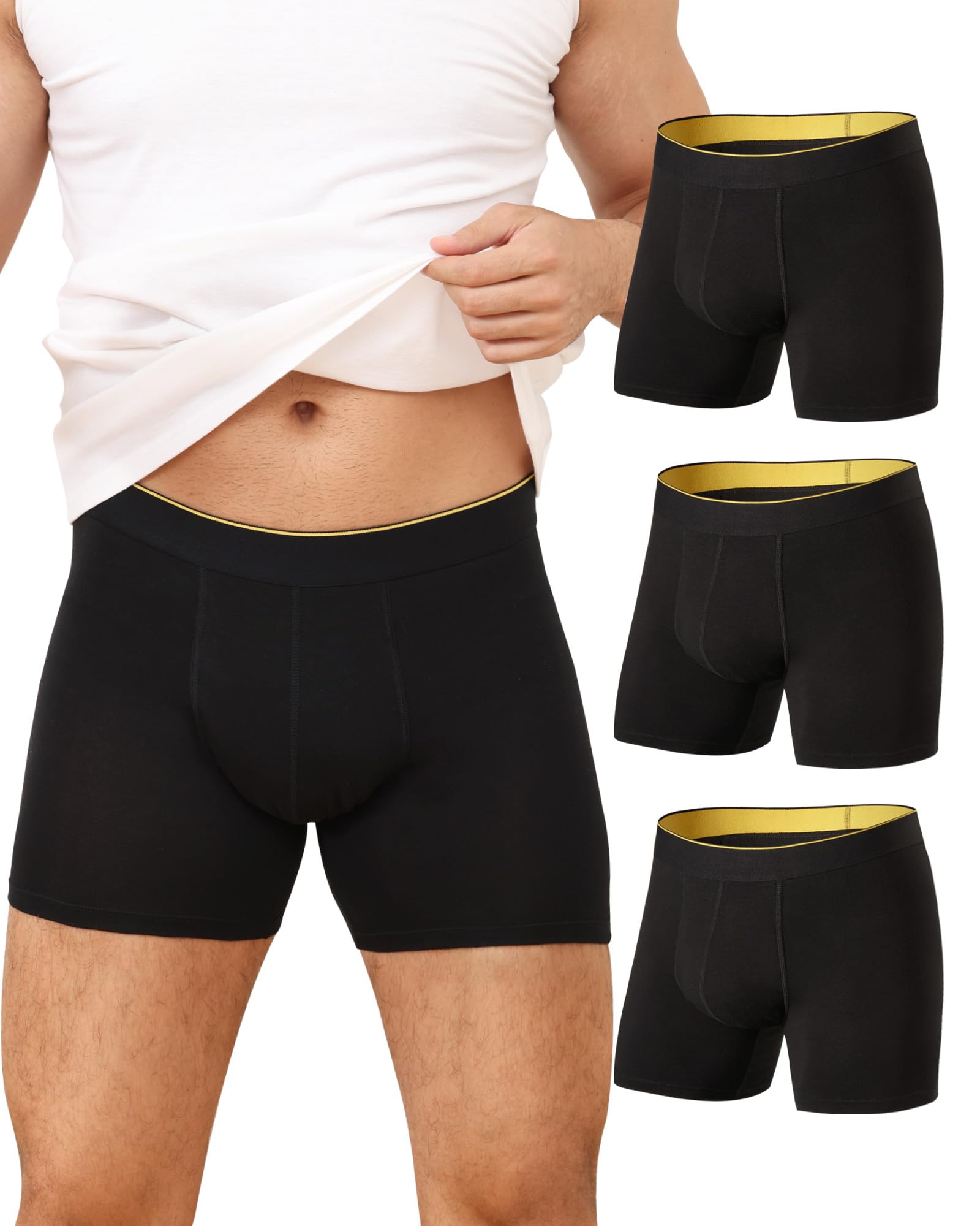 Battewa leak-proof underwear front panel coverage for daily protection