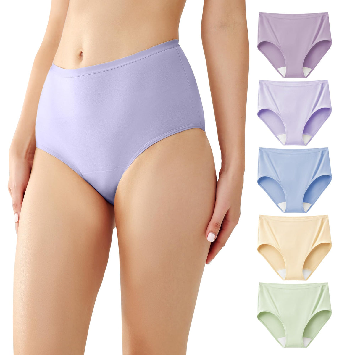 Battewa Quick Dry Underwear front view shows high waist for daily wear comfort