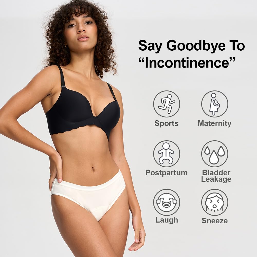 Battewa reusable and easy care underwear stays fresh with regular washing.
