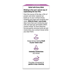 Bausch + Lomb Blink N Clean cap opening showing easy, mess-free use.