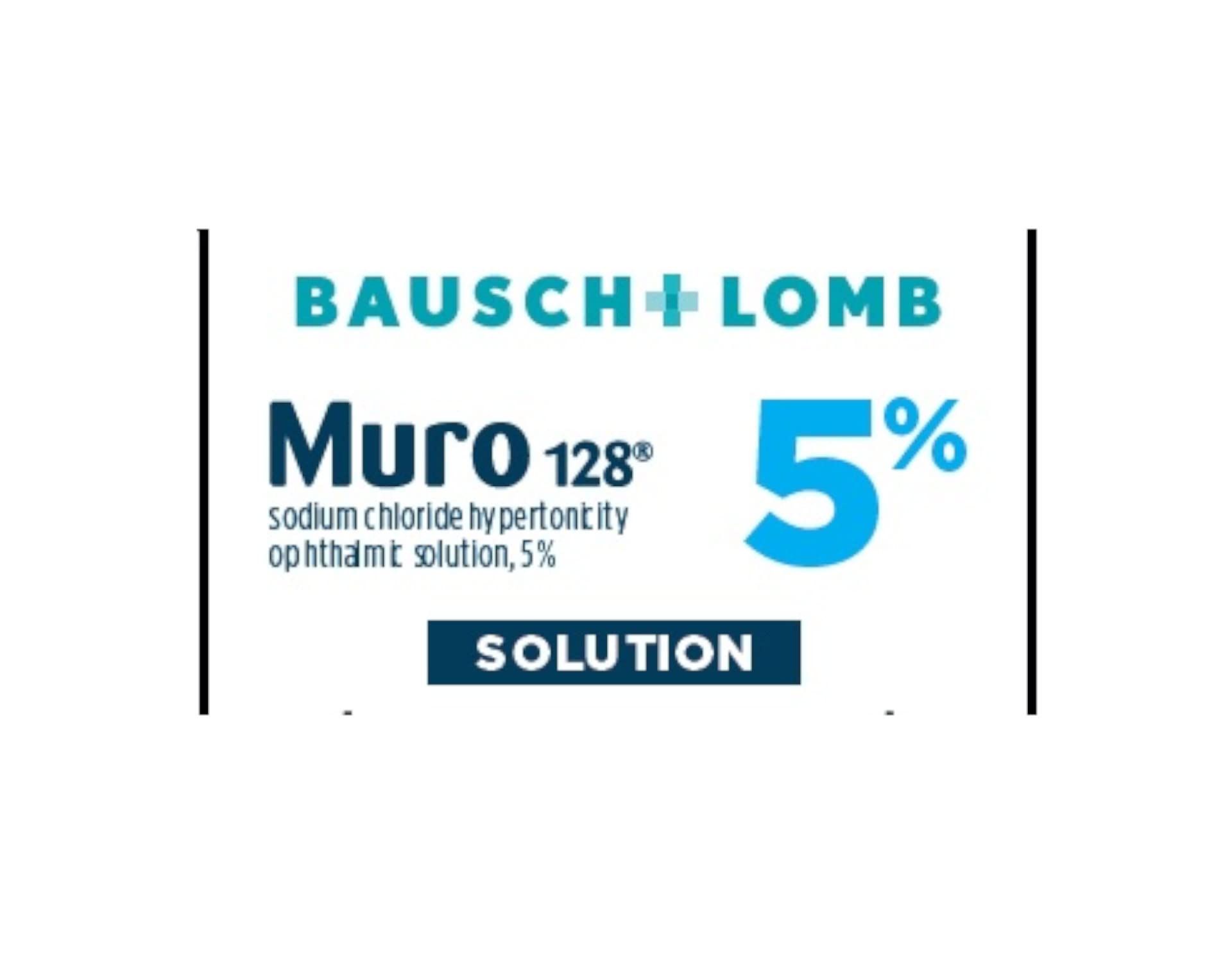 Visual demonstrating near-eye application of the Muro 128 ophthalmic solution.