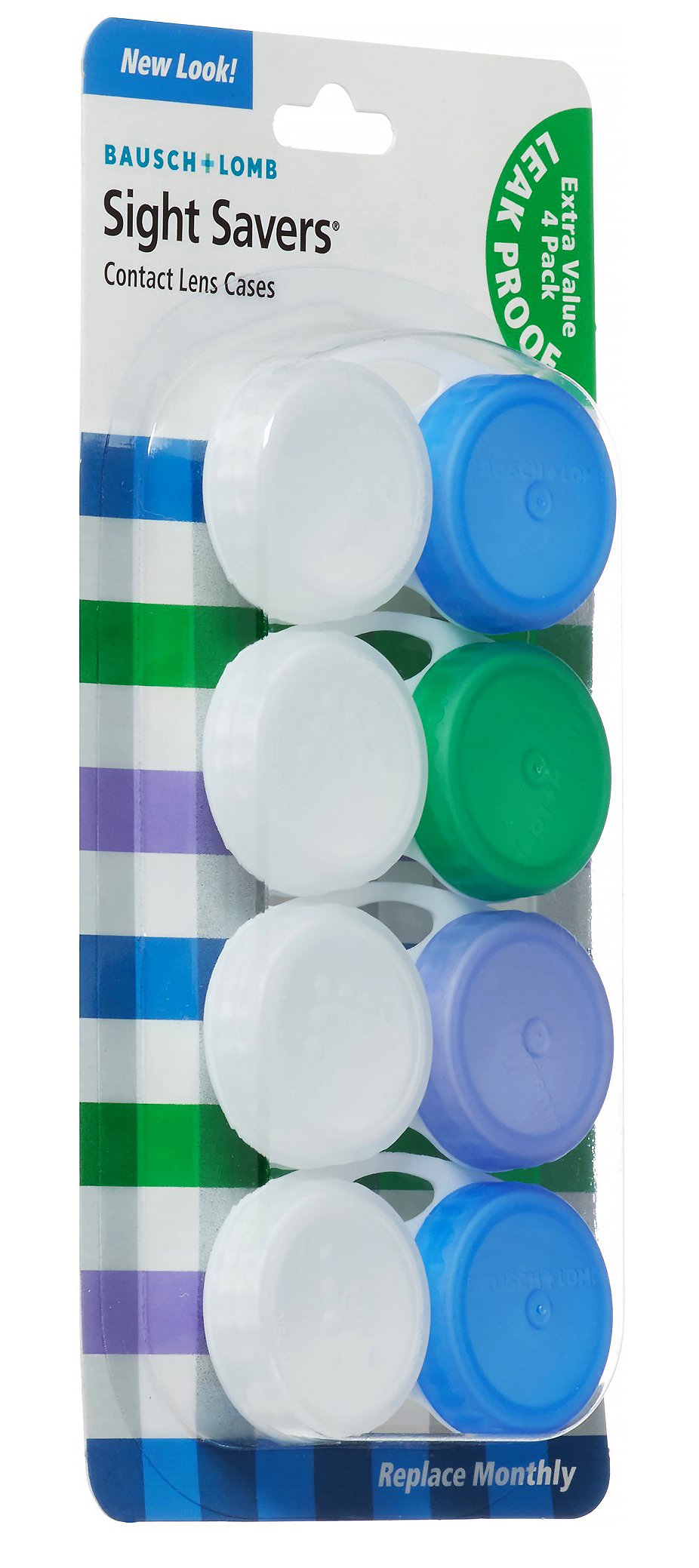 Estuche para desinfección química de lentes Sight Savers de Bausch + Lomb, uso seguro