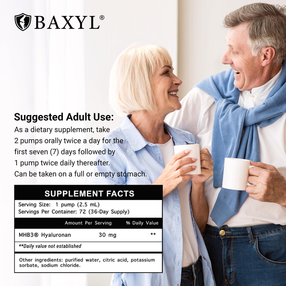 BAXYL cruelty-free seal visible on packaging.