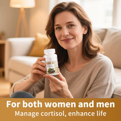 BBEEAAUU cortisol capsules close-up for balanced mood and daily routine.