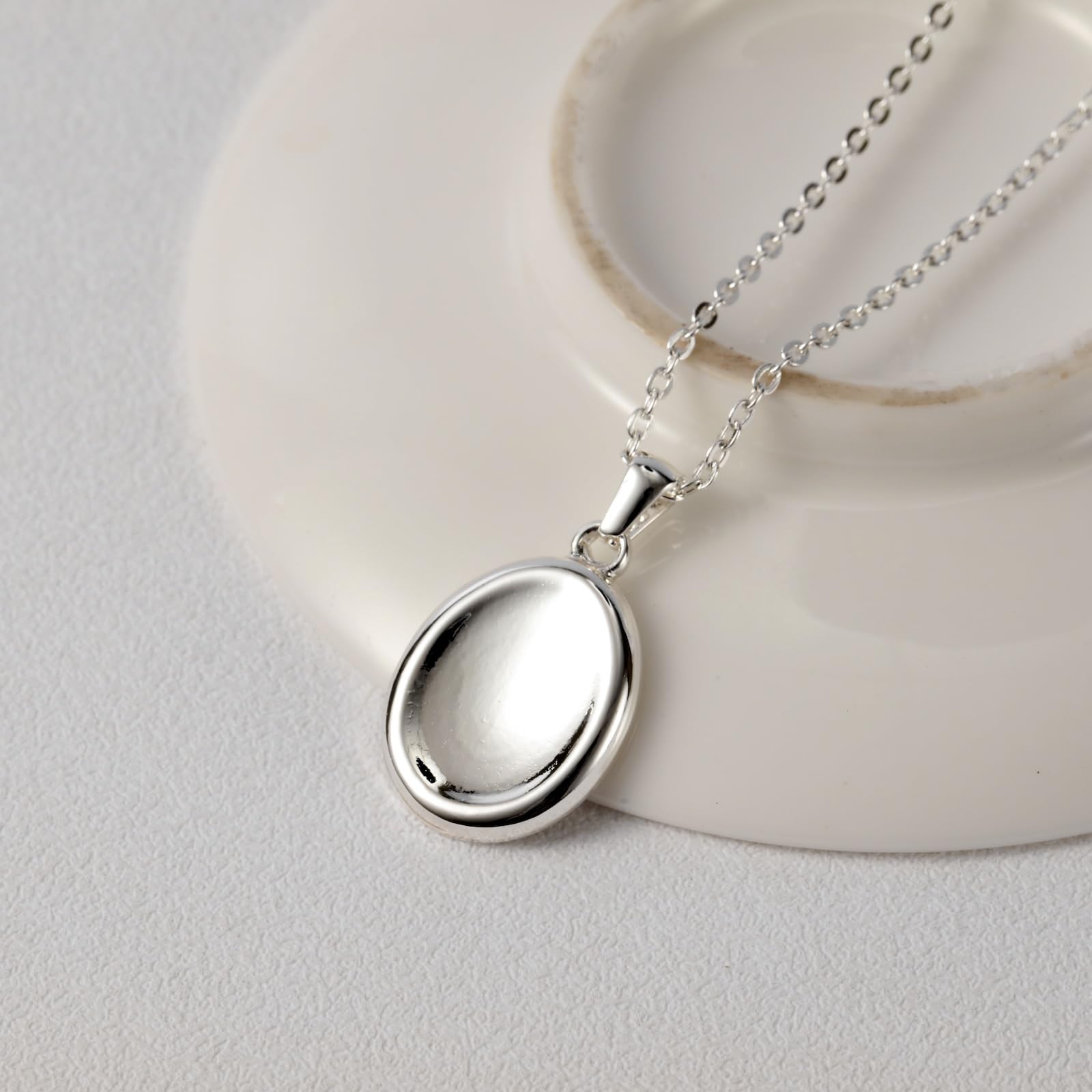 BBPM Worry Stone Necklace worn with everyday outfits for style and calm.