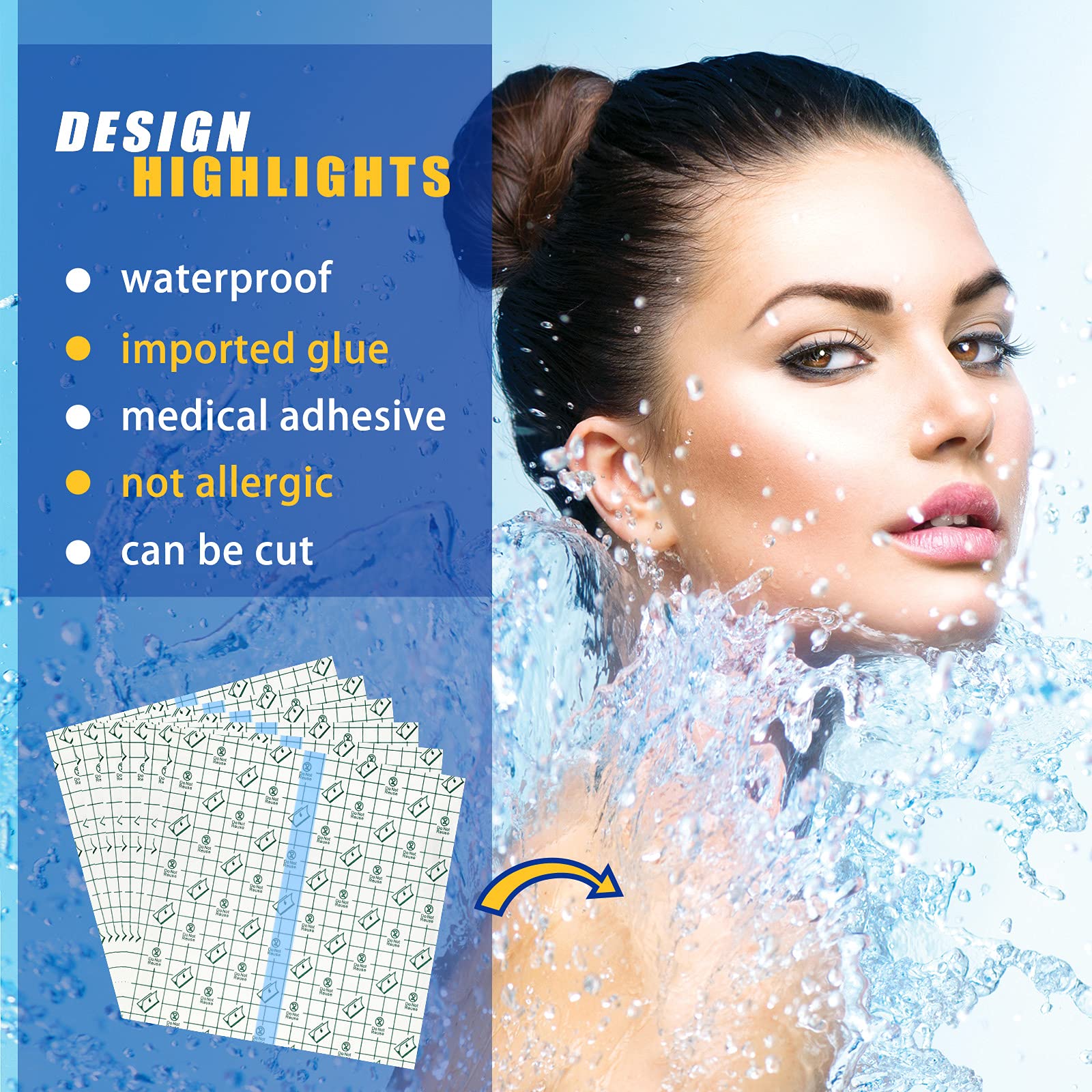 BBTO 50-piece pack provides ready-to-use bandages for home or travel.