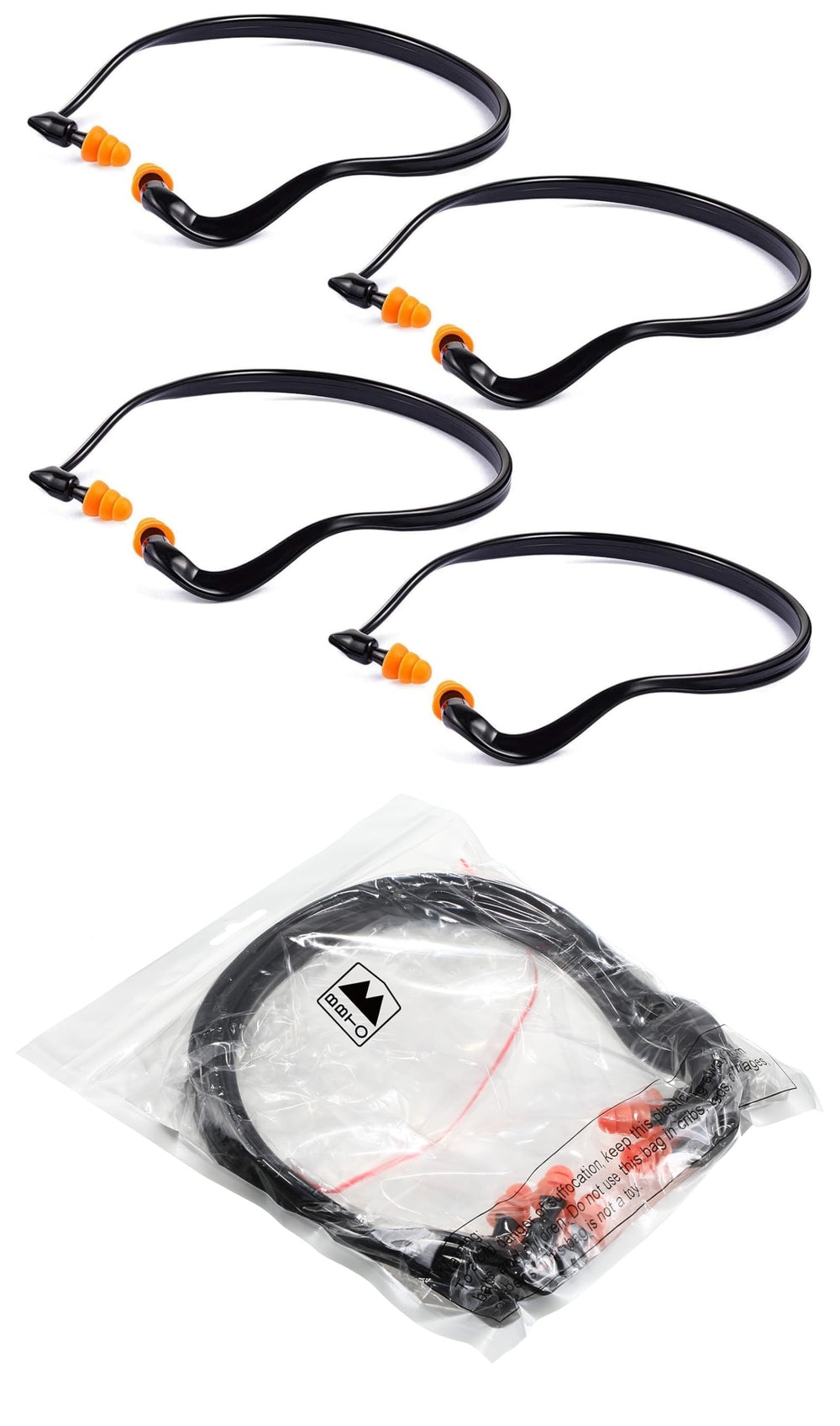 BBTO banded earplugs on surface highlight easy storage and accessibility