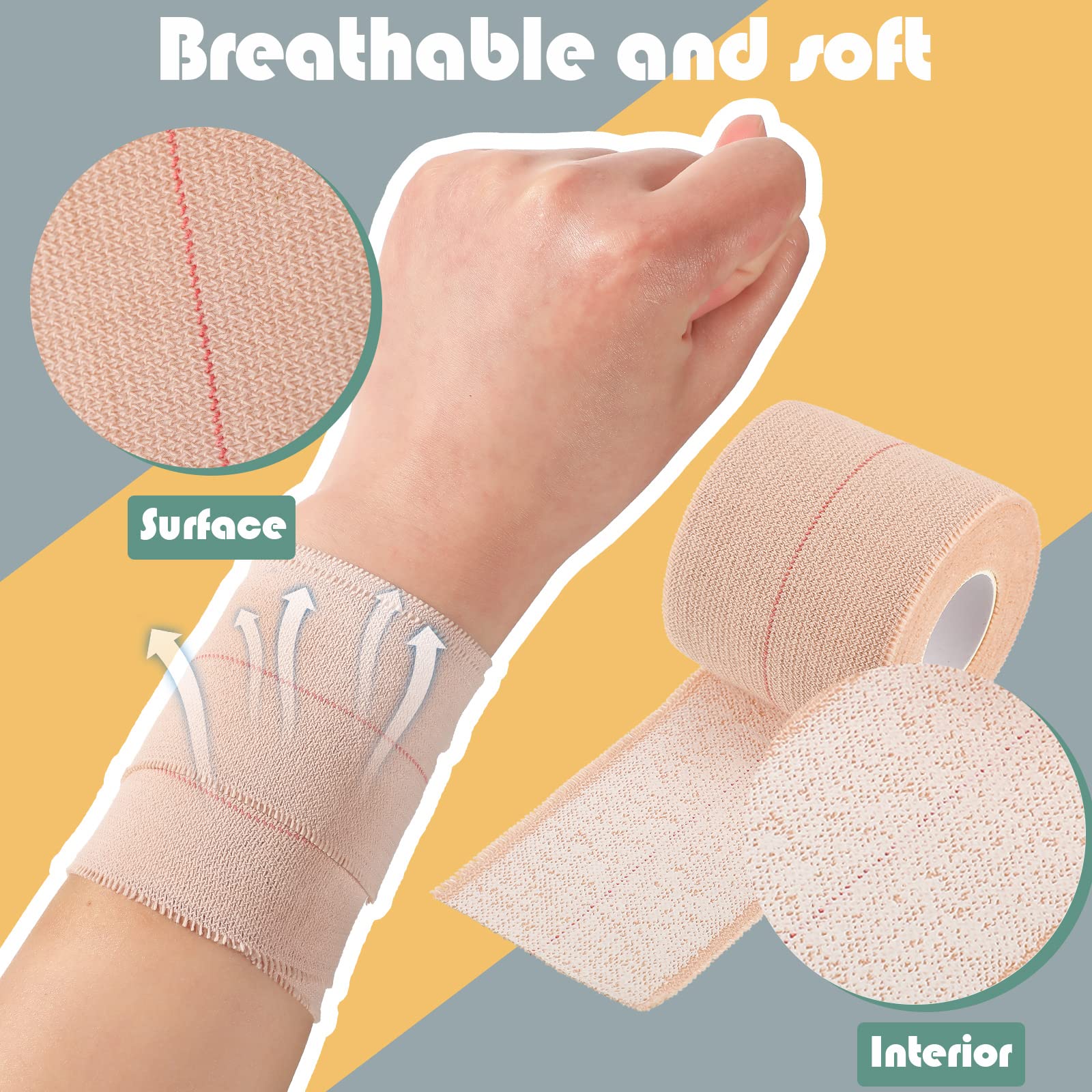 BBTO tape design with a center red line for easy application