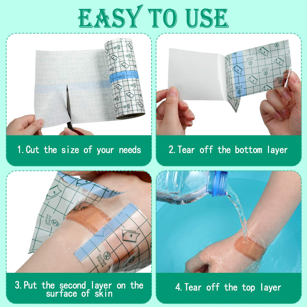 BBTO clear stretchable bandage adheres smoothly to moving skin